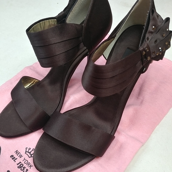 Nina New York CLOVA Chocolate luste High Heels Rhi - Picture 1 of 8